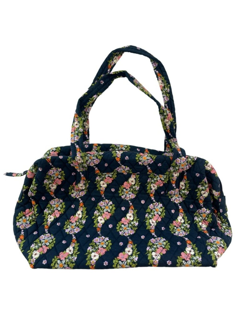 Vera Bradley Paisley Rain Slouchy Satchel Quilted Cotton Floral Tote Bag NWT - Picture 2 of 9
